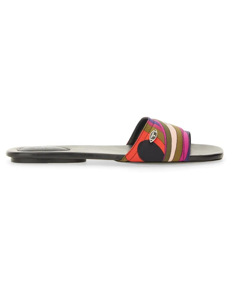 Emilio Pucci Iris Drucksandale Multicolour