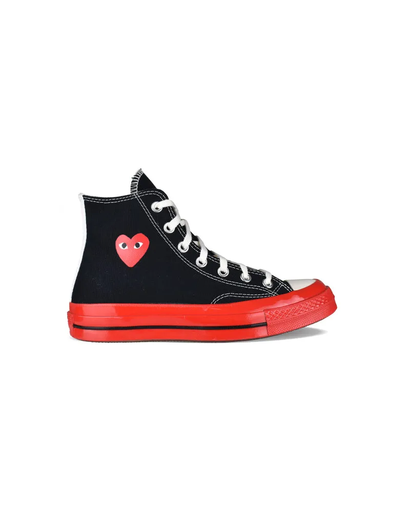 Comme des Garçons Chuck Taylor High Top Sneakers Black
