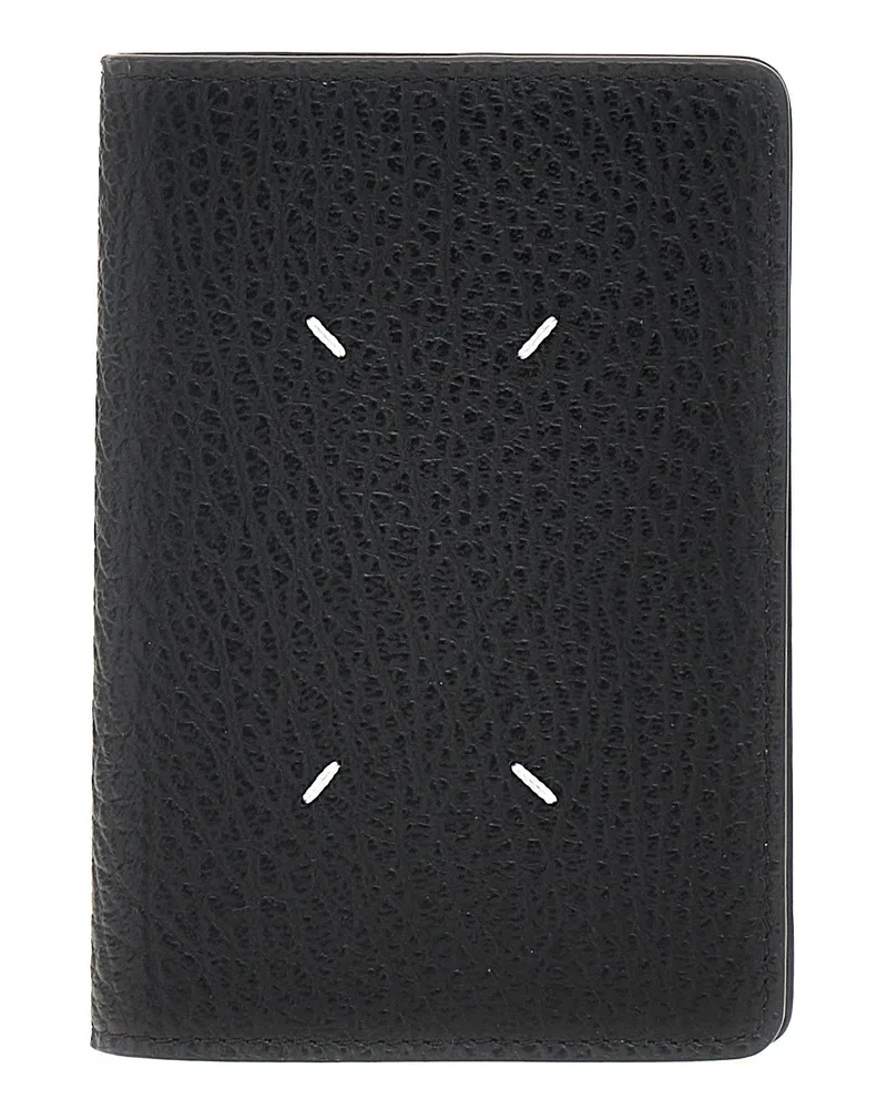 Maison Margiela vier Stiche" -Passhalter Schwarz