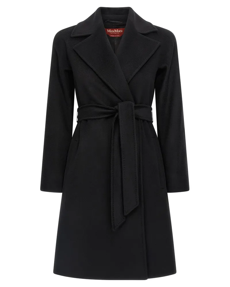 Max Mara Dravenna' Mantel Black