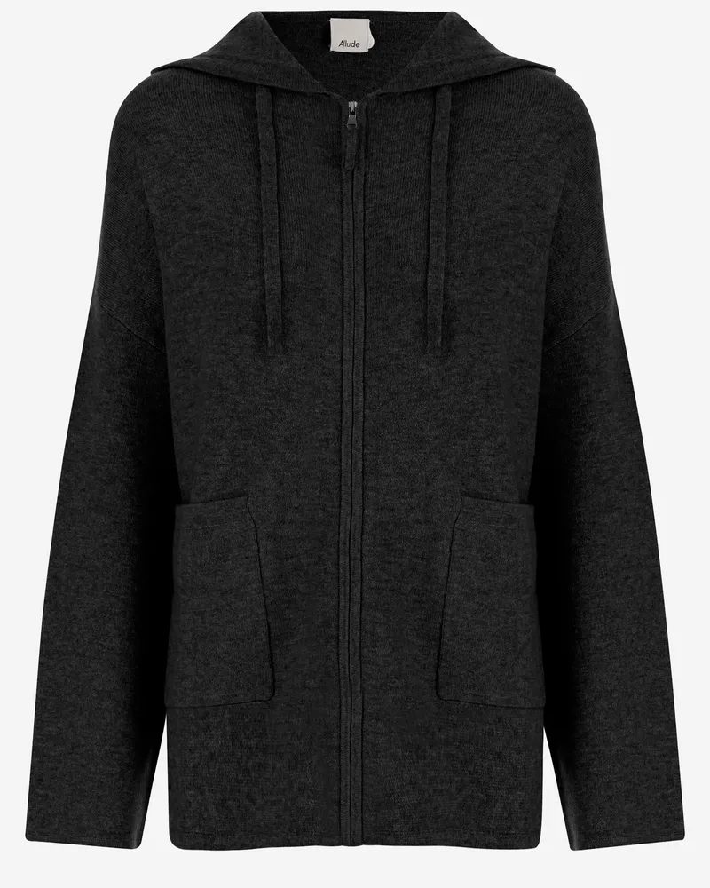 ALLUDE Anspielung Wolle und Kaschmirpullover Black