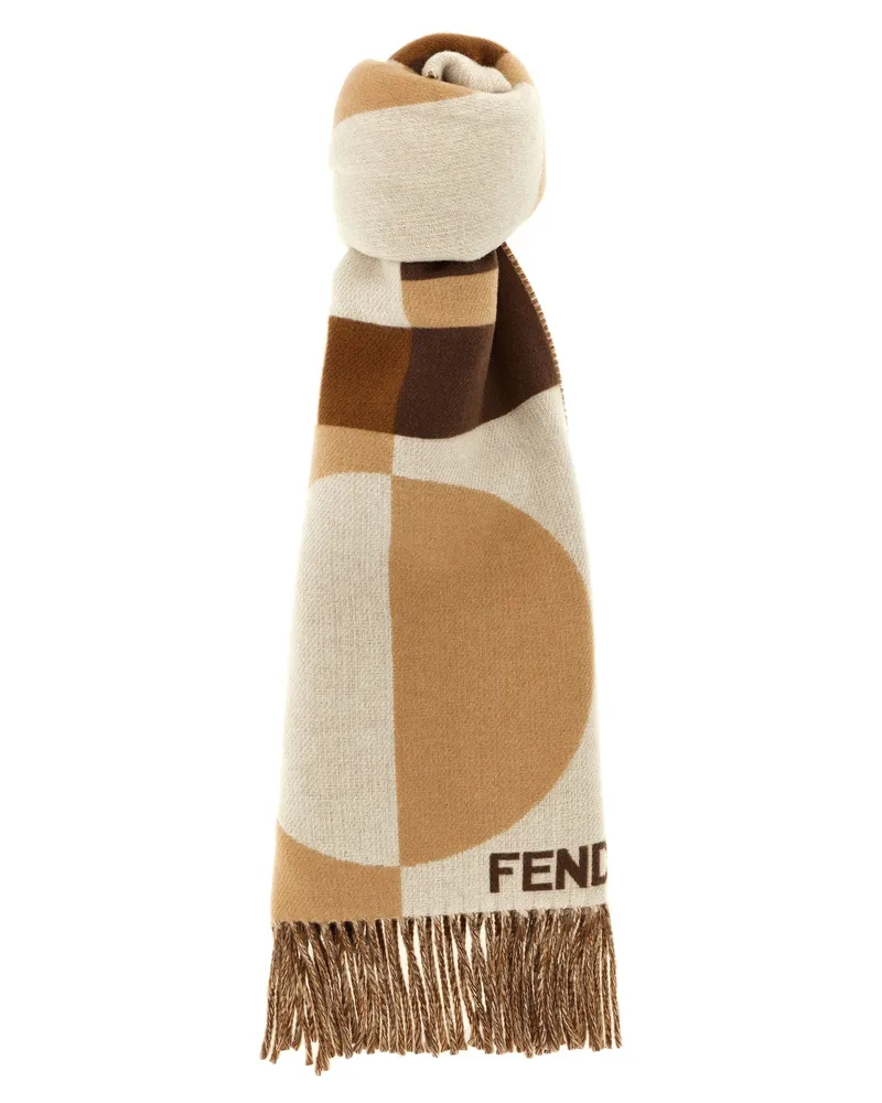 Fendi Cashmere Wollschal Brown