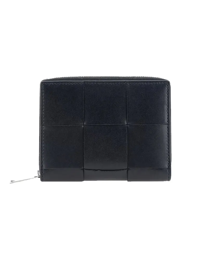 Bottega Veneta Reißverschluss um Brieftasche Black