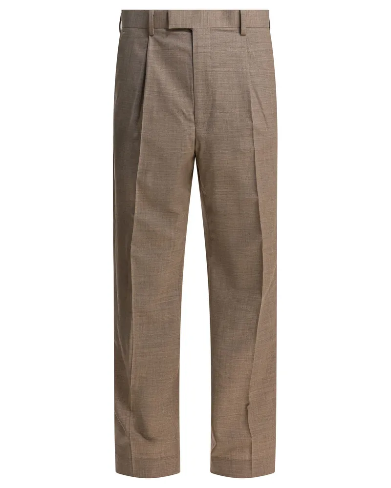 AURALEE Wollhose Beige