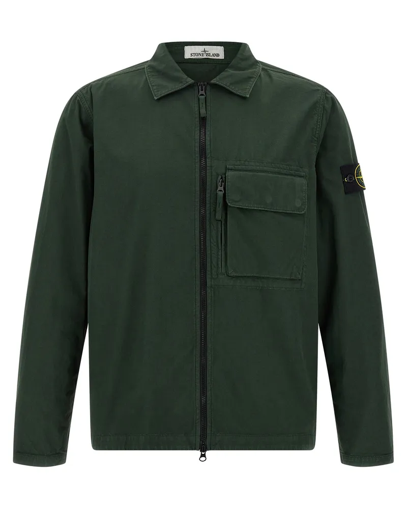 Stone Island RWS' Overshirt Green