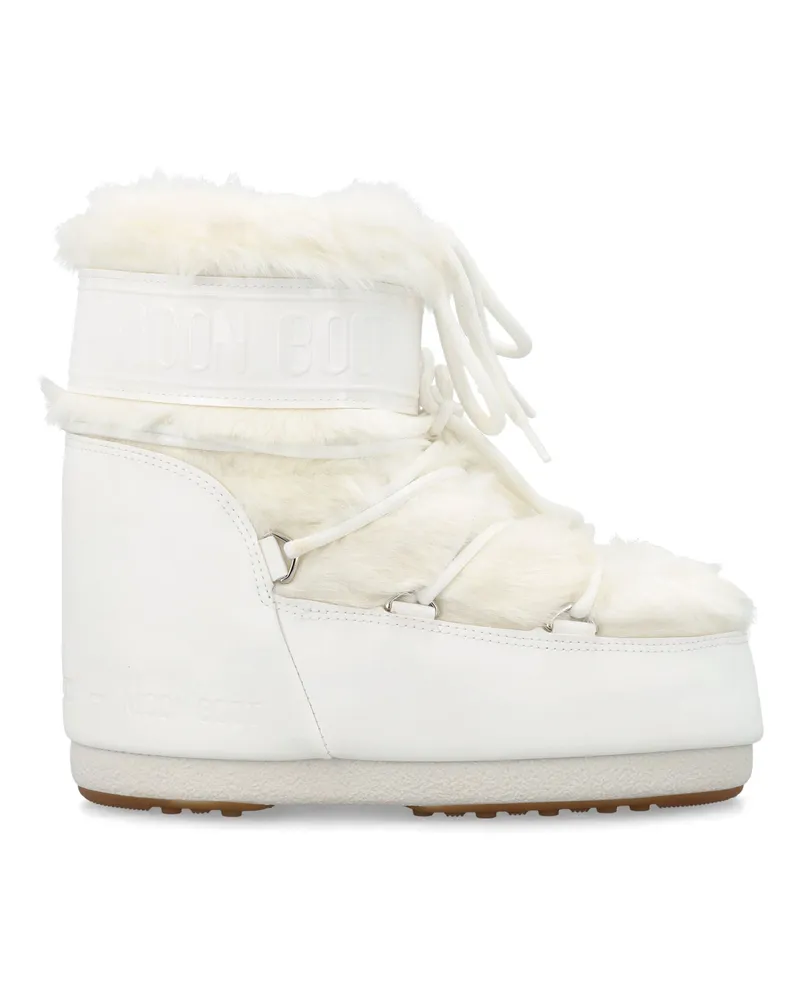 Moon Boot Mondstuhl flache Schuhe weiß White