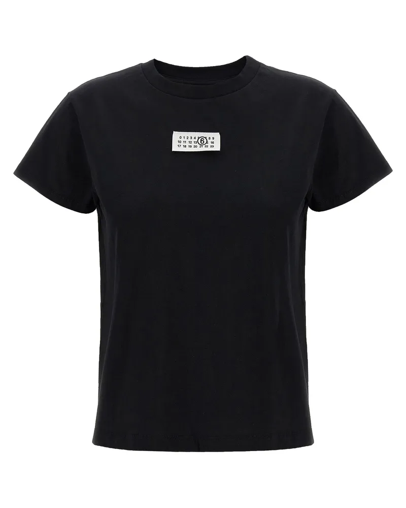 Maison Margiela Numeric Signature Mm6“ T-Shirt Black