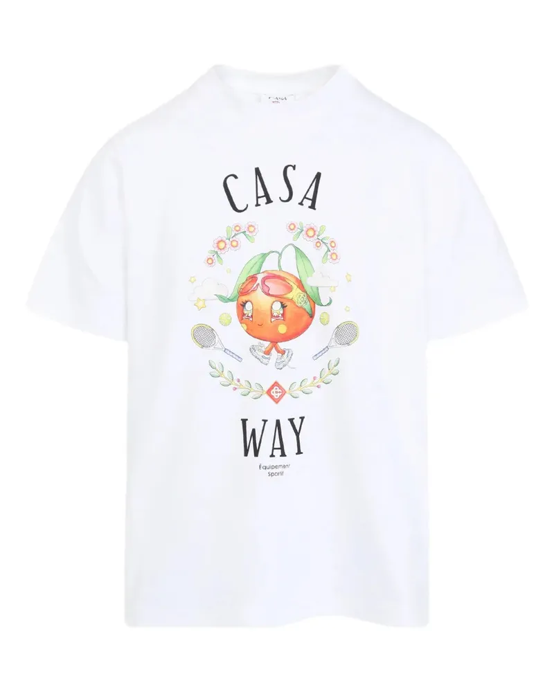 Casablanca Paris Casa Way T -Shirt White