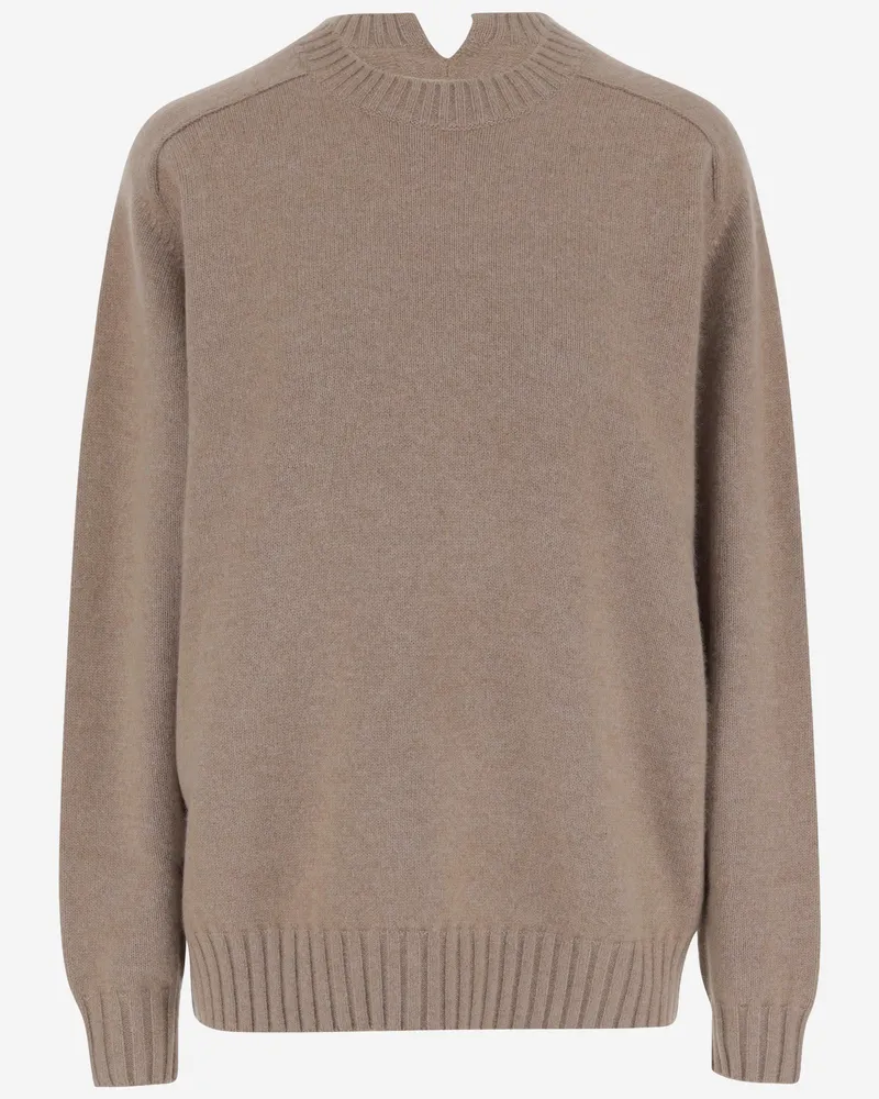 Carven Cashmere Pullover Beige