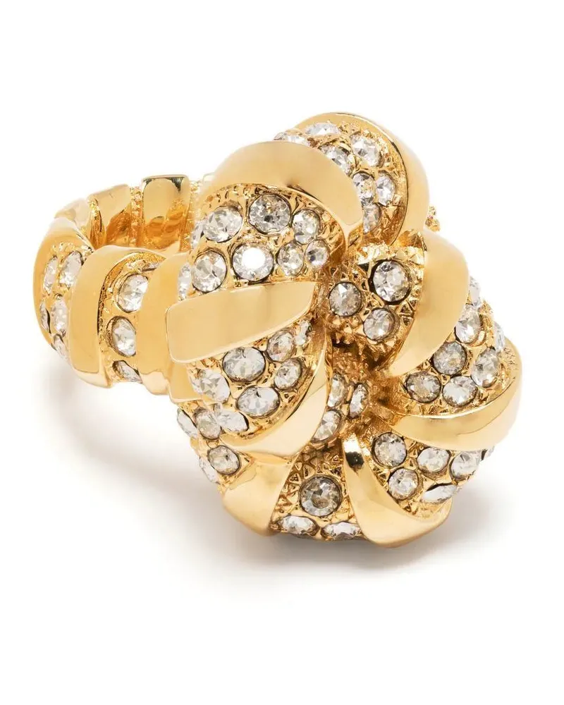Lanvin MÉlodie Ring mit Kristallen Metallic