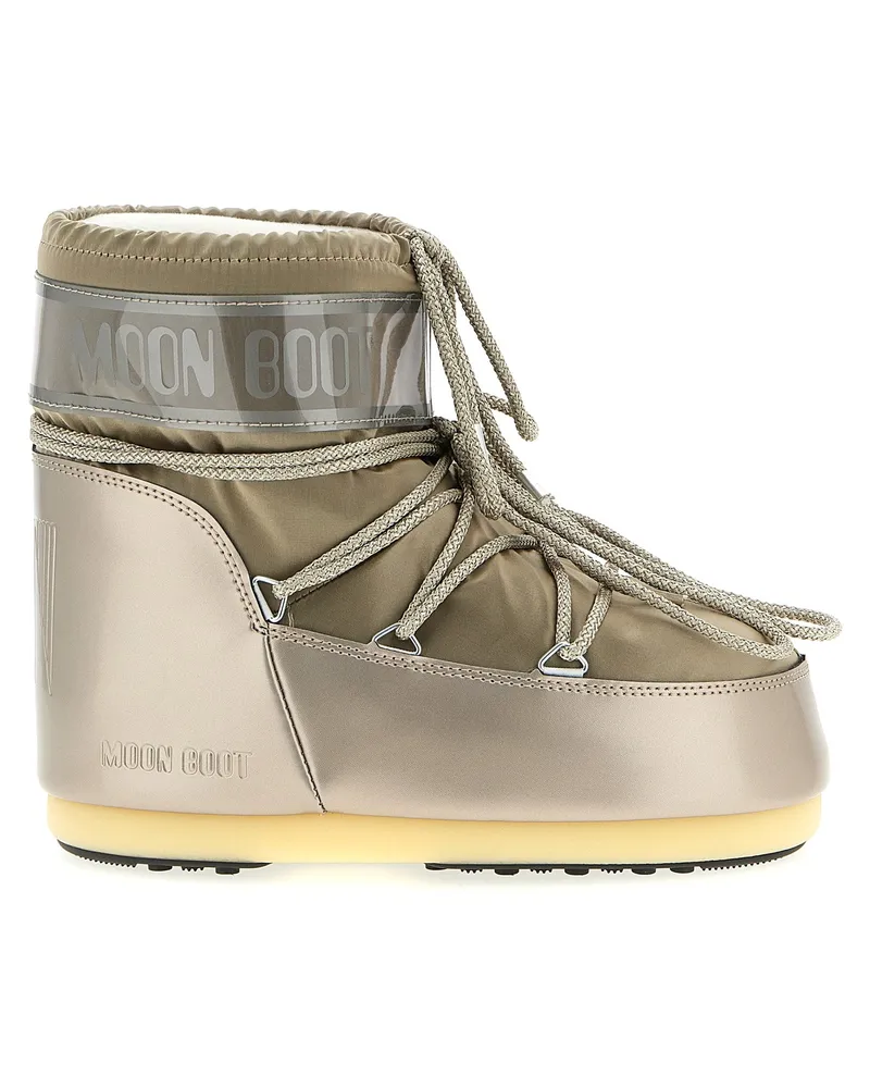Moon Boot Mondstiefel 'Symbol niedriger Blick' Knöchelstiefel Gold