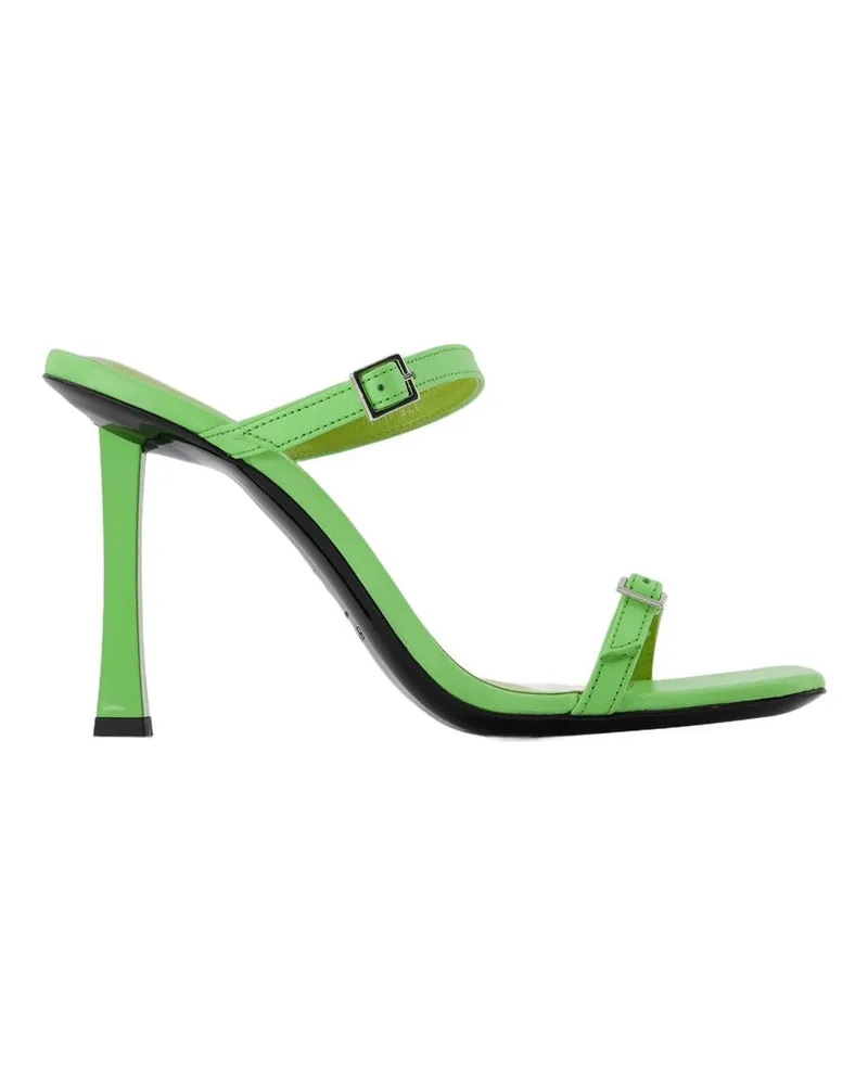 by FAR Flick -Maultier bei weitem grünes Leder Green