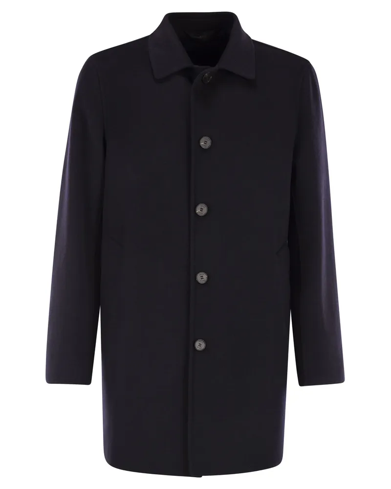 Paltò Alfredo Wollmantel Navy