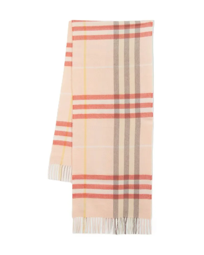 Burberry Riesenscheck Schal  Cashmere Pink Rosa