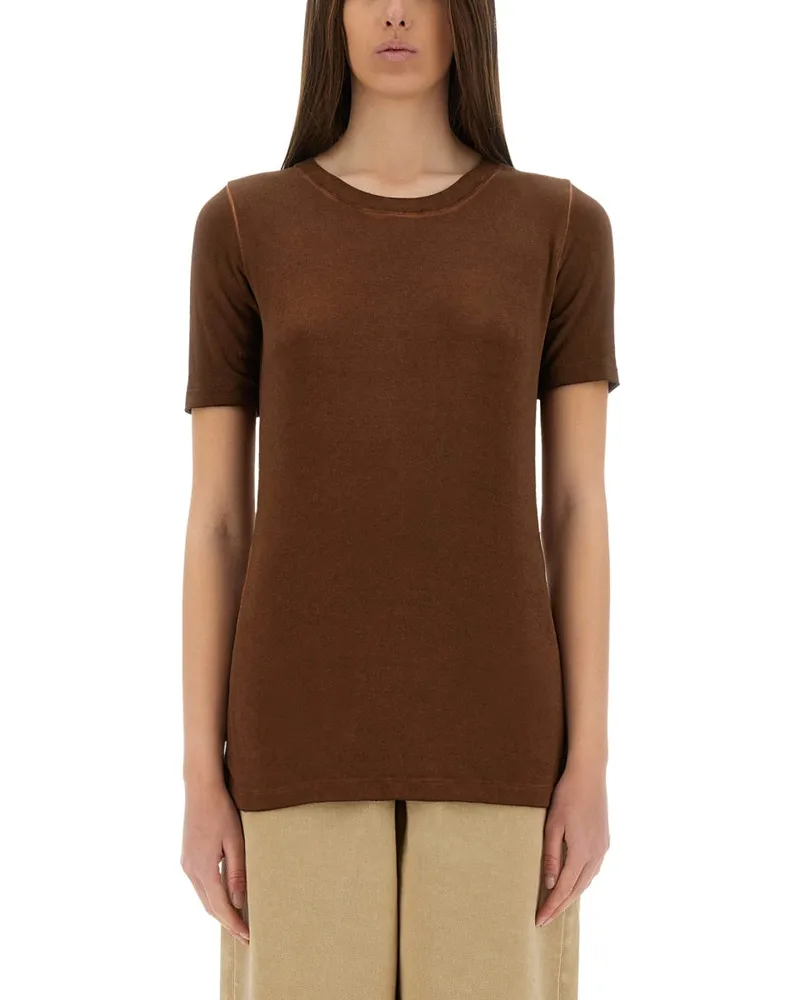 Uma Wang Top "Tir Brown