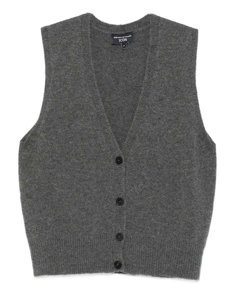 Emporio Armani Cashmere Weste Grey