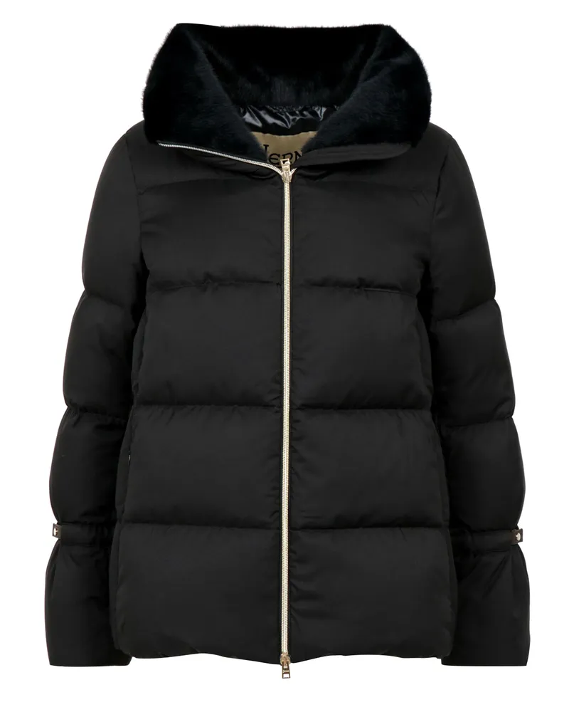 Herno Mäntel Schwarz Black