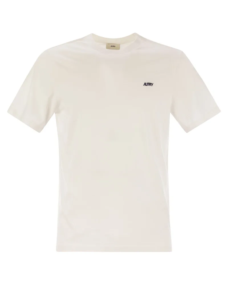AUTRY Cotton T -Shirt mit Logo White