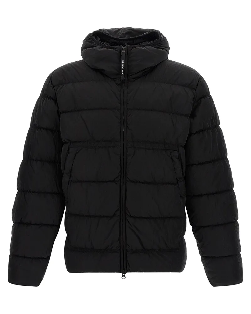 C.P. Company C.P. Firma 'Goggle Jacke' Down Jacke Black