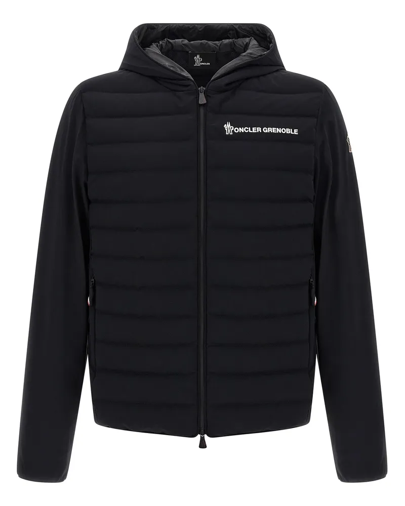 Moncler Silicon -Logojacke Black