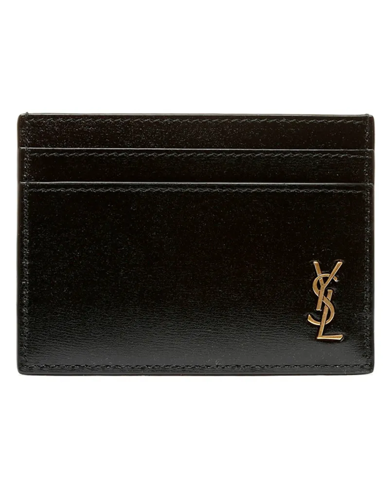 Saint Laurent Tiny Cassandre' Kartenhalter Schwarz
