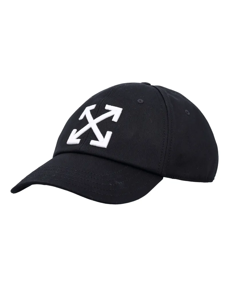 OFF-WHITE Aus weißen Hüten schwarz Black