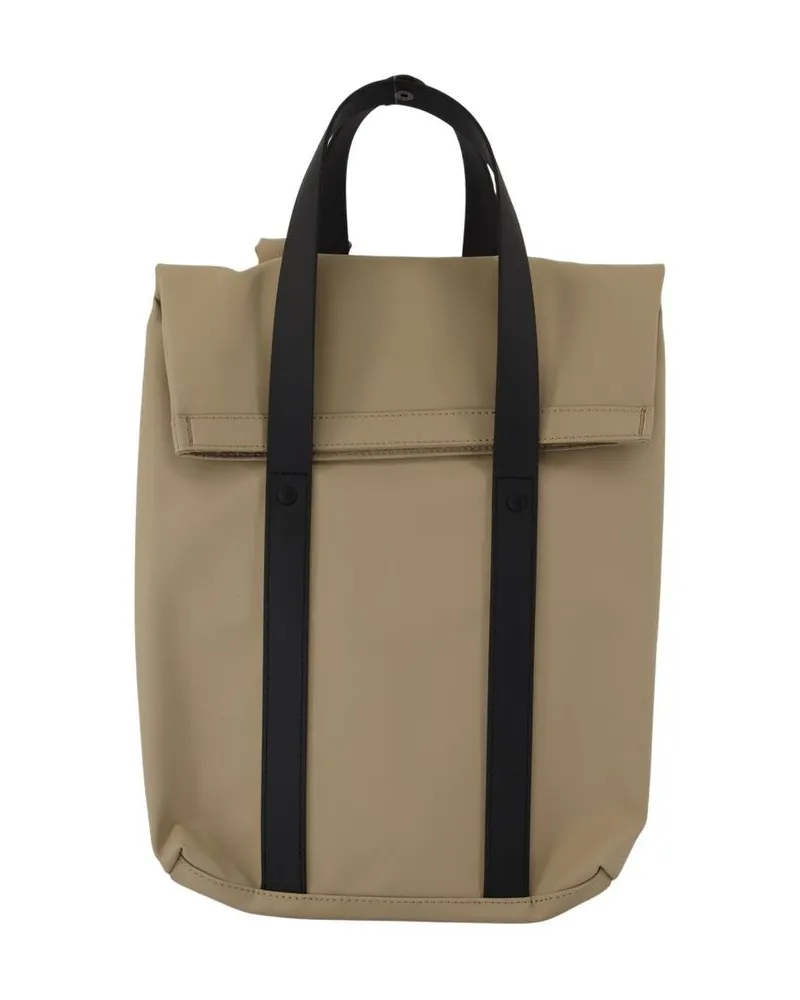 RAINS 2 -Wege -Tote -Rucksack Mini W3 Rucksack Regen synthetische Beige Beige