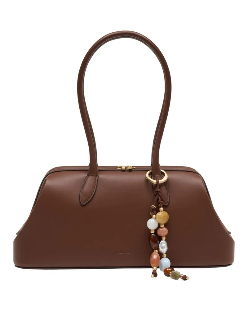 Cult Gaia Raia Umhängetasche  Leder Braun Braun