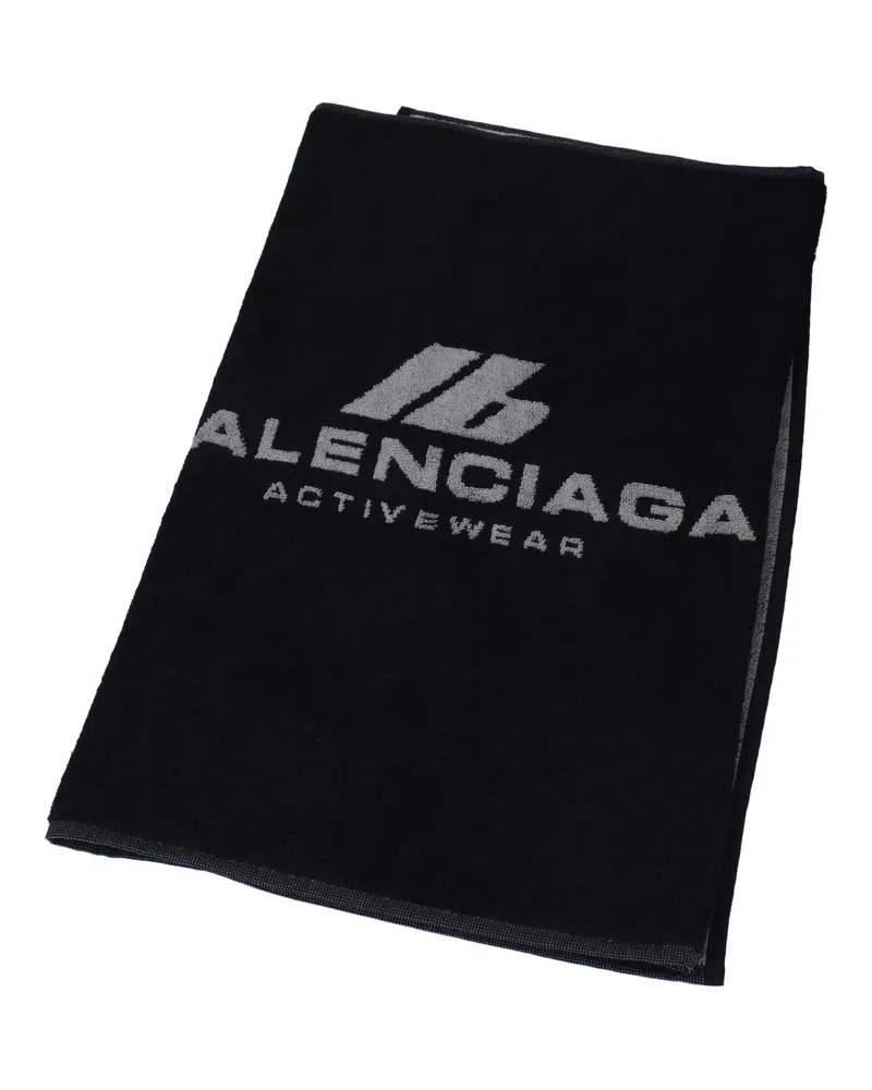 Balenciaga Geschenkidee Turntuch Herren Baumwolle Schwarz/Grau -