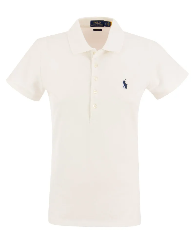 Ralph Lauren Julie Cotton Polo -Hemd White