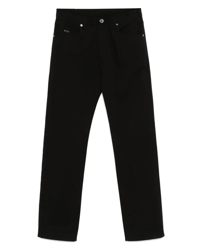 Emporio Armani Denim Cotton Jeans Black