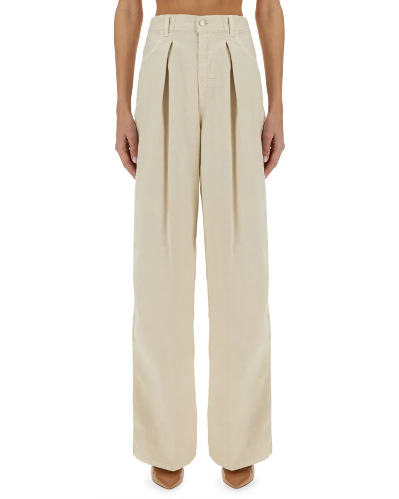 Haikure Wide -Bein -Jeans Beige