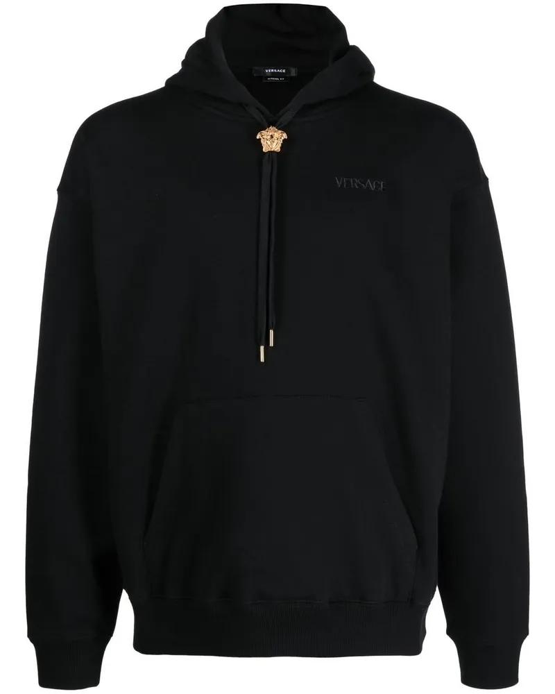 Versace Gießen Sie mit Kapuzen -Sweatshirt die Quallen Black