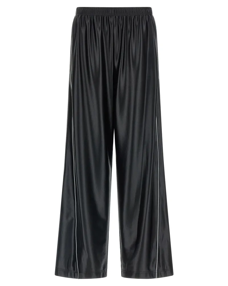 Alexander Wang Jogginghose mit seitlichem Band Black
