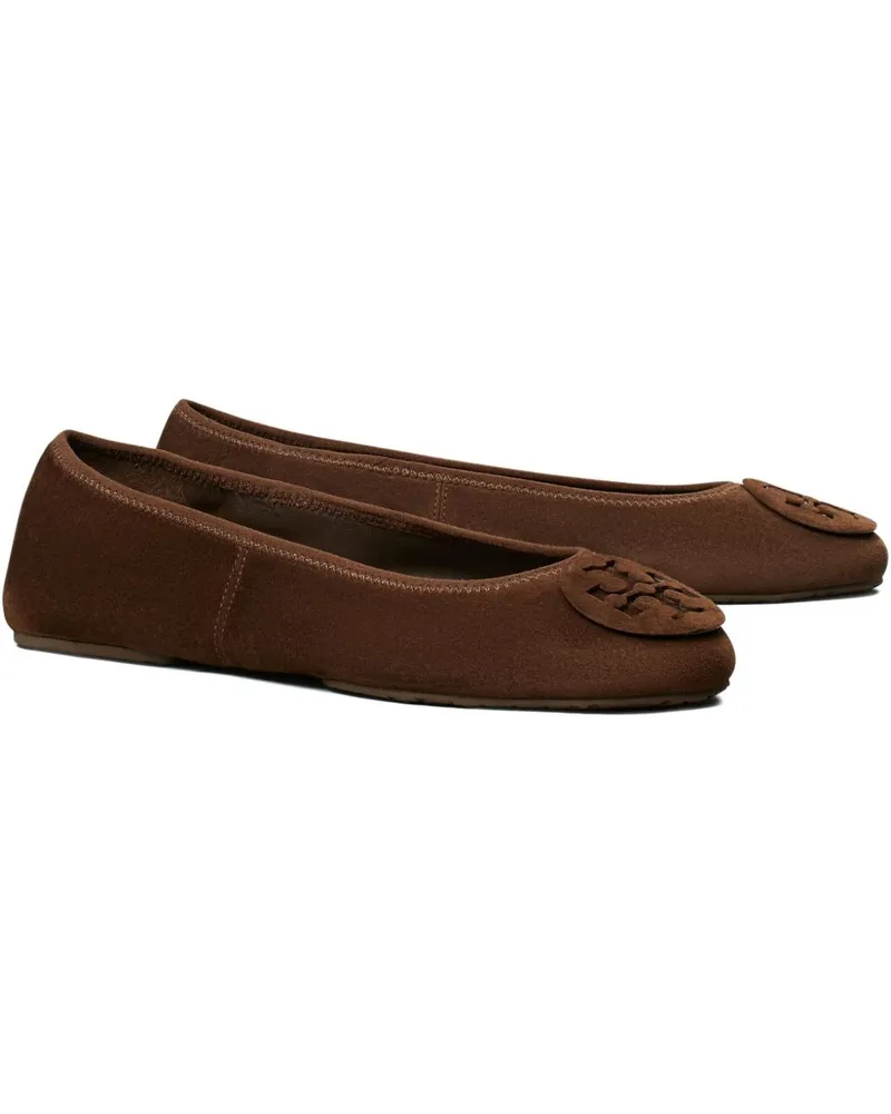 Tory Burch Minnie Travel Ballets Brown