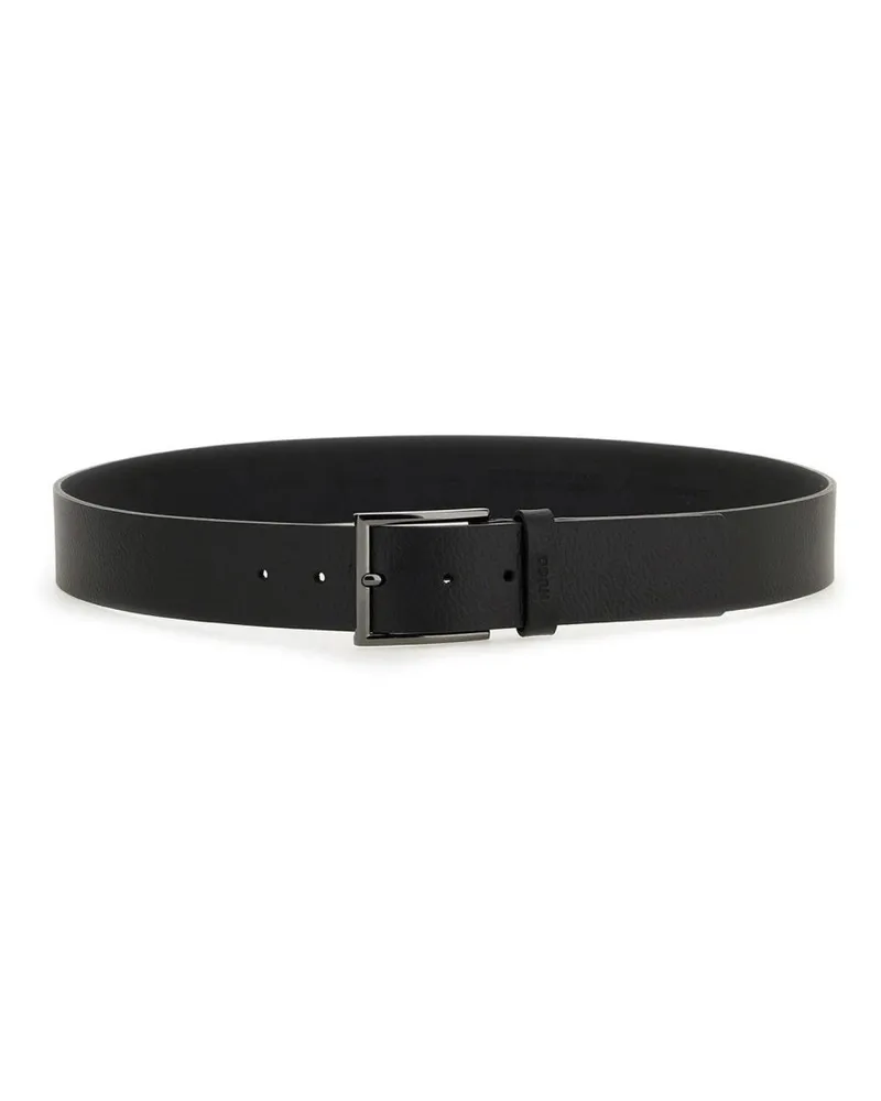 HUGO BOSS Ledergürtel Black