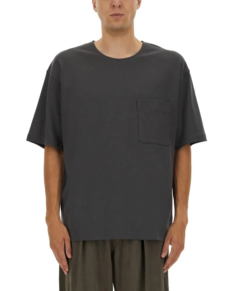 Christophe Lemaire entspannter Fit T -Shirt Grey