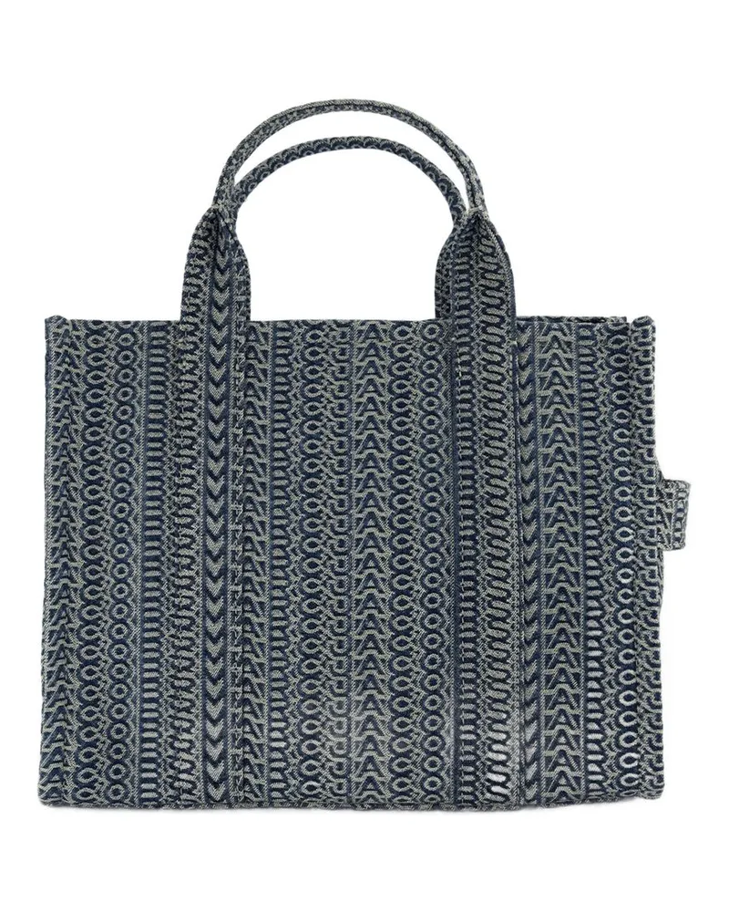 Marc Jacobs Die mittlere Einkaufstasche  Baumwollblau Blau