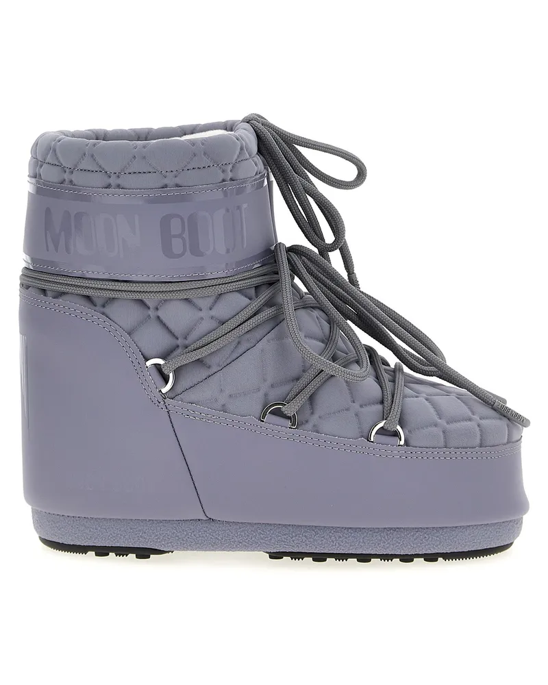 Moon Boot Mondstiefel 'Symbol Low Quilt' Knöchelstiefel Gray