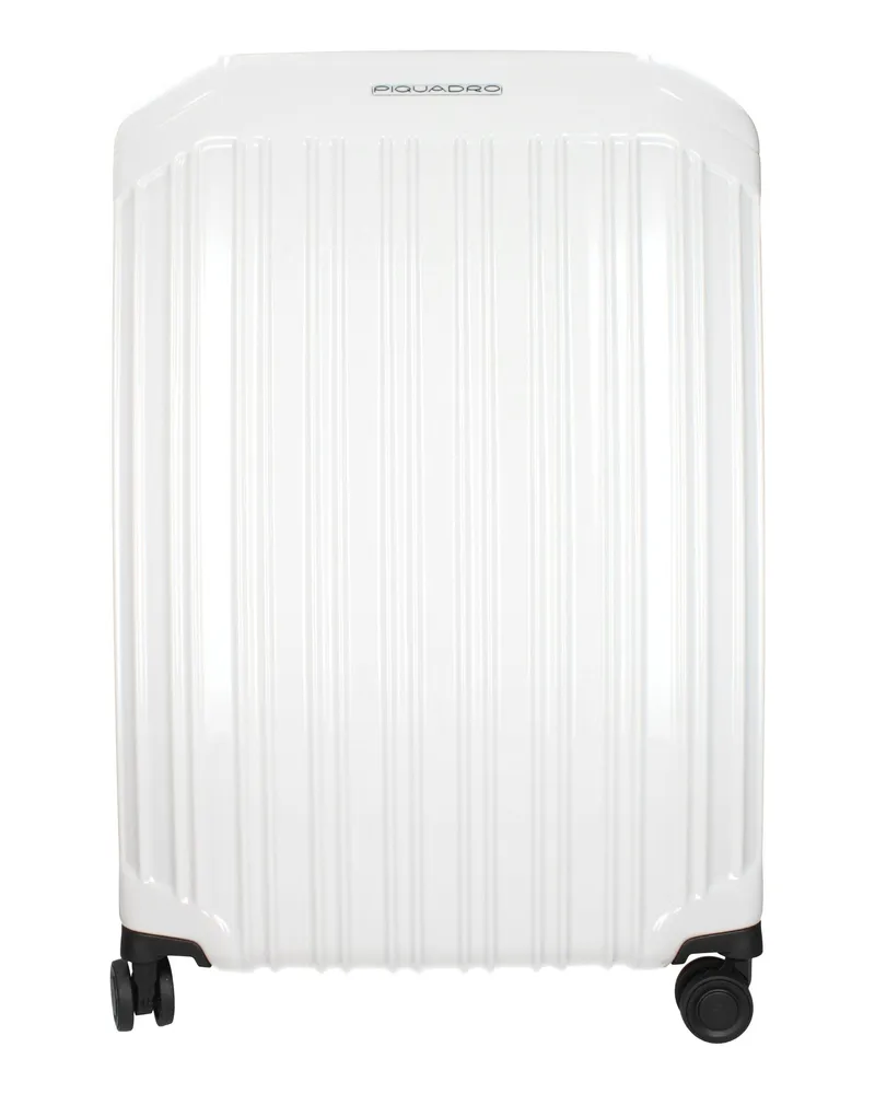 Piquadro 60l Trolley für Herren Polycarbonat Grau/Aluminium -