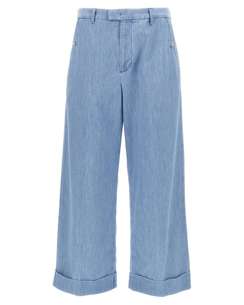 Valentino Garavani Valentino Garavani Aufdrehung der Jeans hoch Blue
