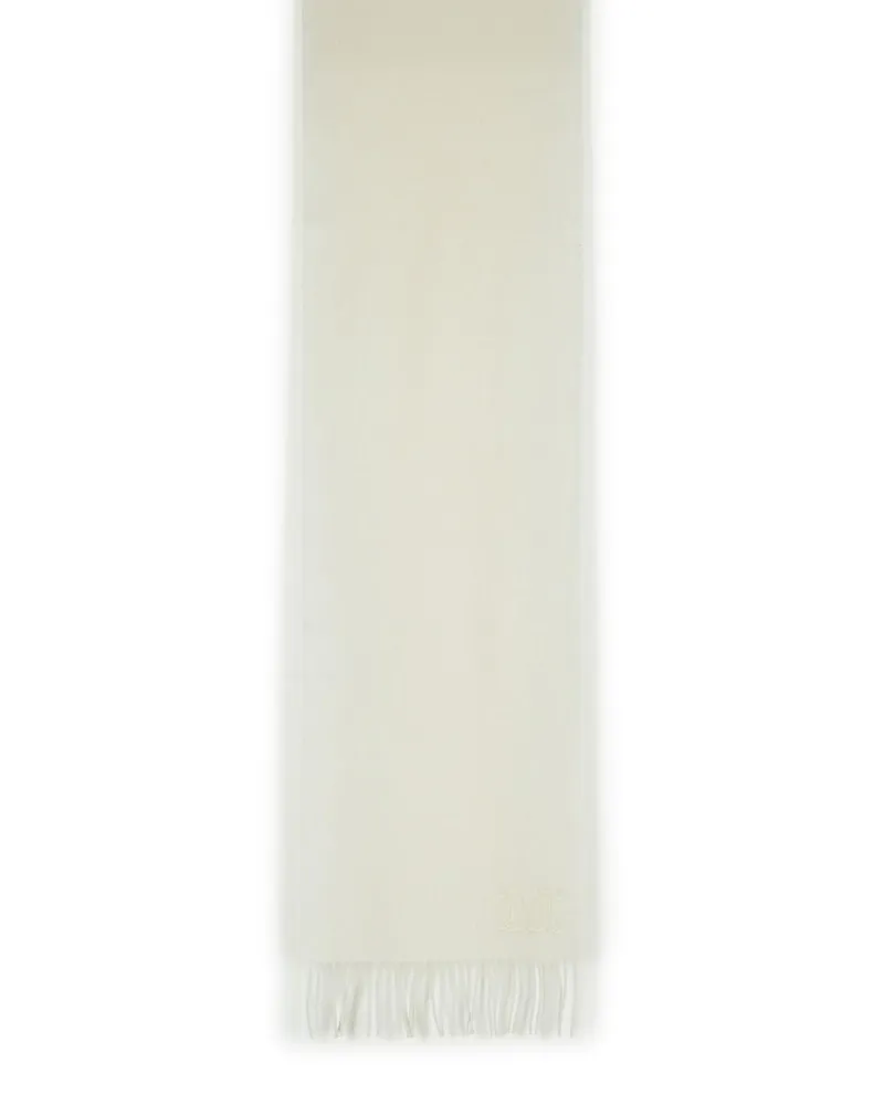 Max Mara Wsdalia' optischer weißer Kaschmirschal White