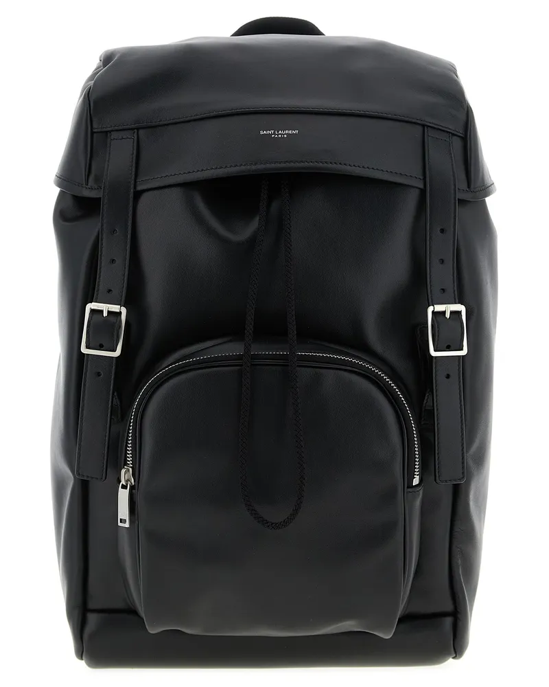 Saint Laurent Lederrucksack Black