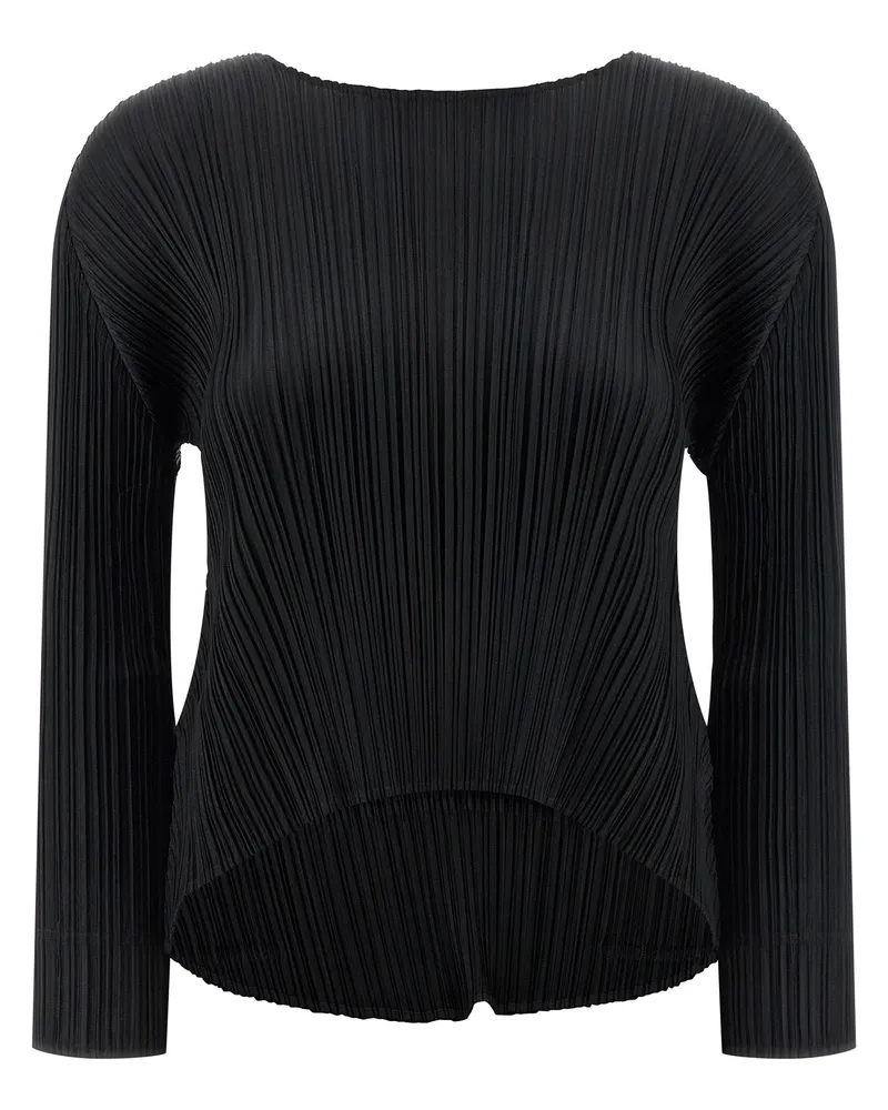 Issey Miyake Bluse „Monatliche Farben: Oktober Black