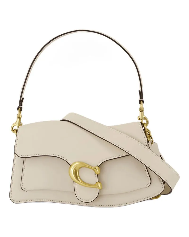 Coach Tabby -Umhängetasche  Leder weiß Weiß