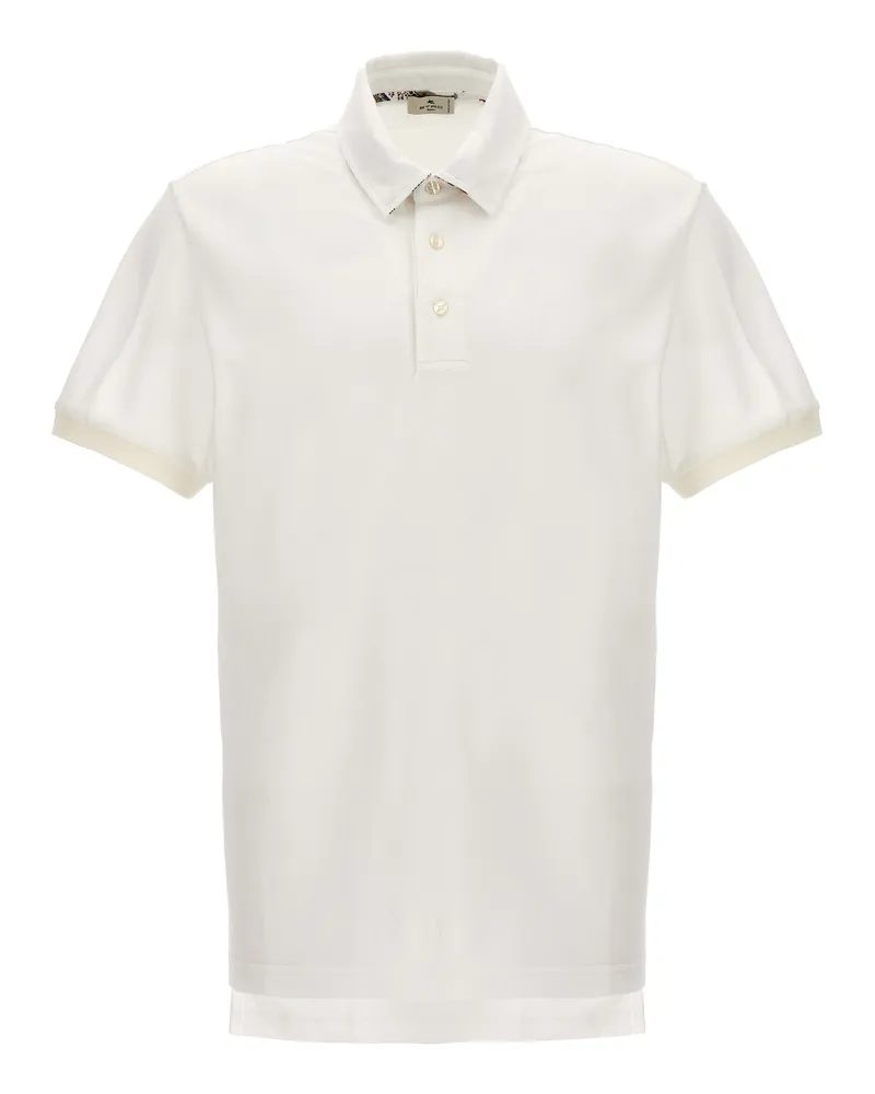 Etro Logo Poloshirt White