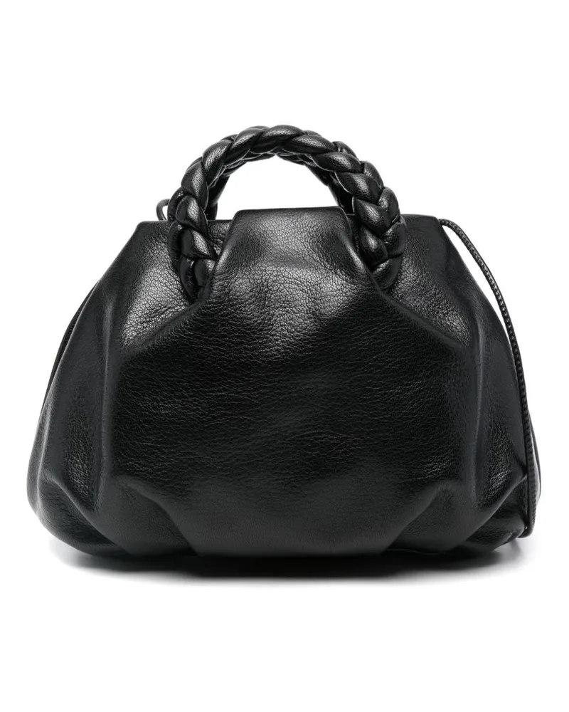 HEREU Hieru Bombon kleine Lederhandtasche Black
