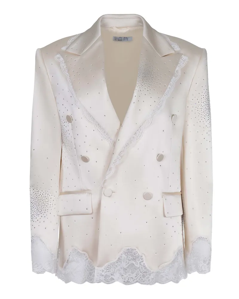 Giuseppe di Morabito Blazer aus Satin Ivory