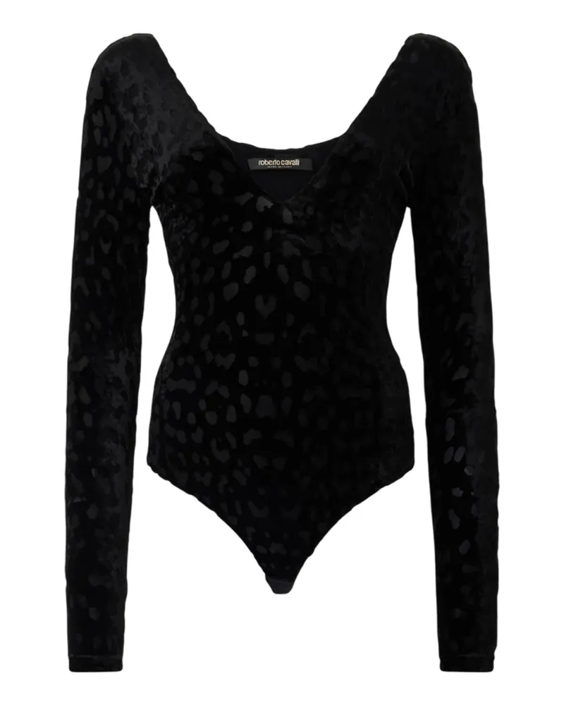 Roberto Cavalli Top Schwarz Black