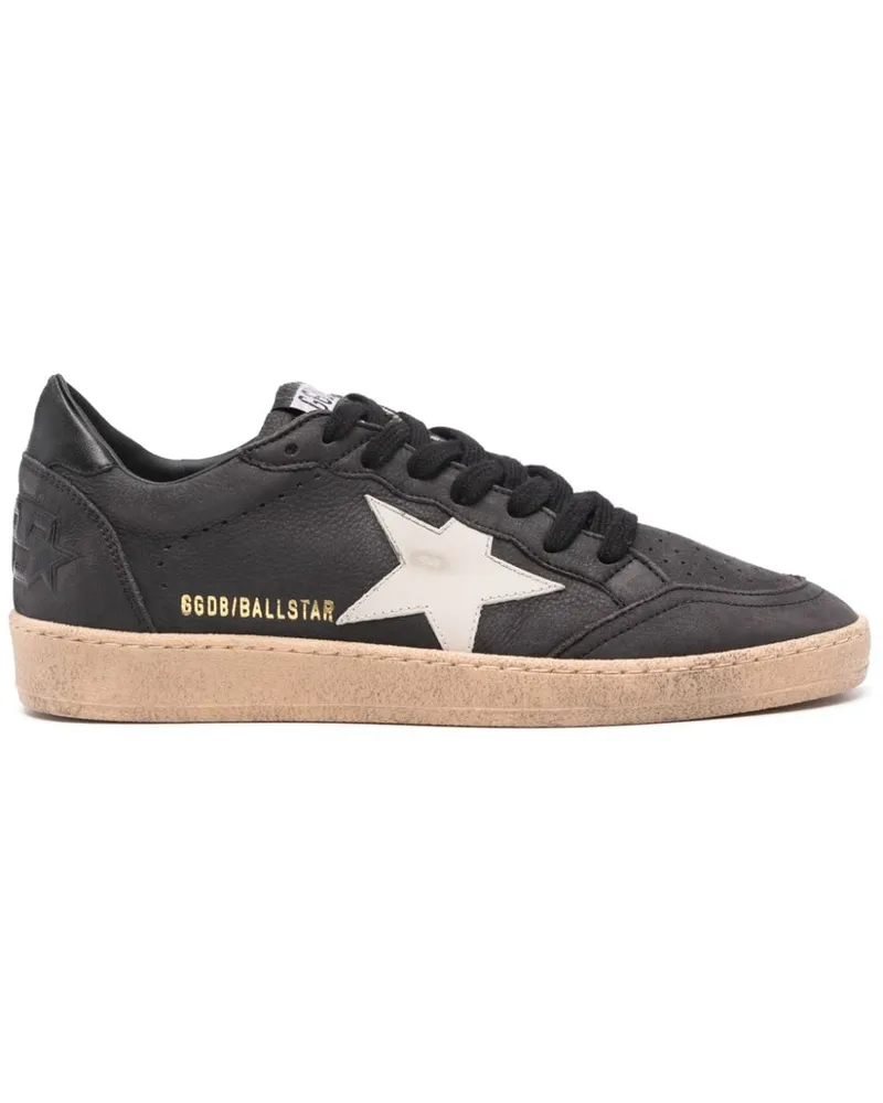 Golden Goose Golden Gänseballstar Leder -Turnschuhe Grey